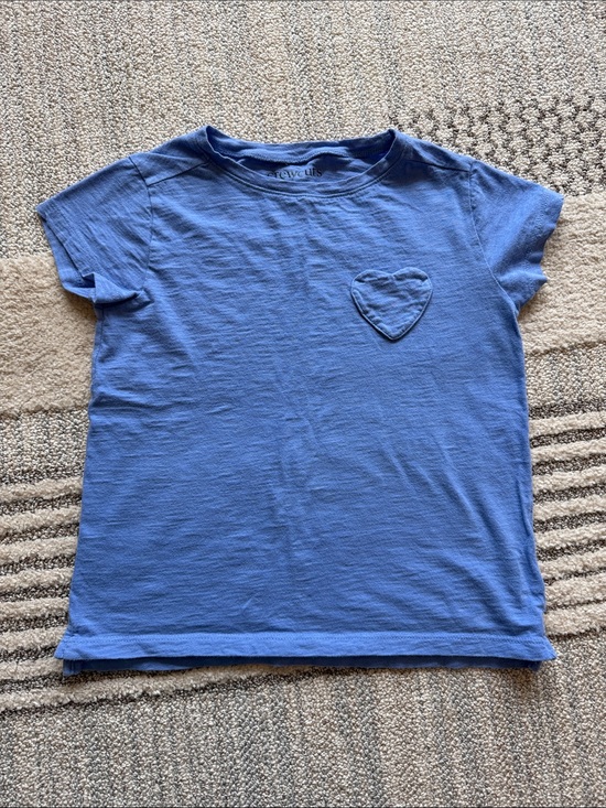Crewcuts Other - Crewcuts Blue Heart Pocket Short Sleeve Tee